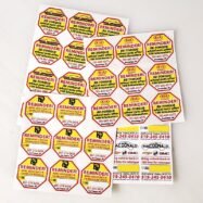 Custom Tire Re-torque Reminder Service Stickers