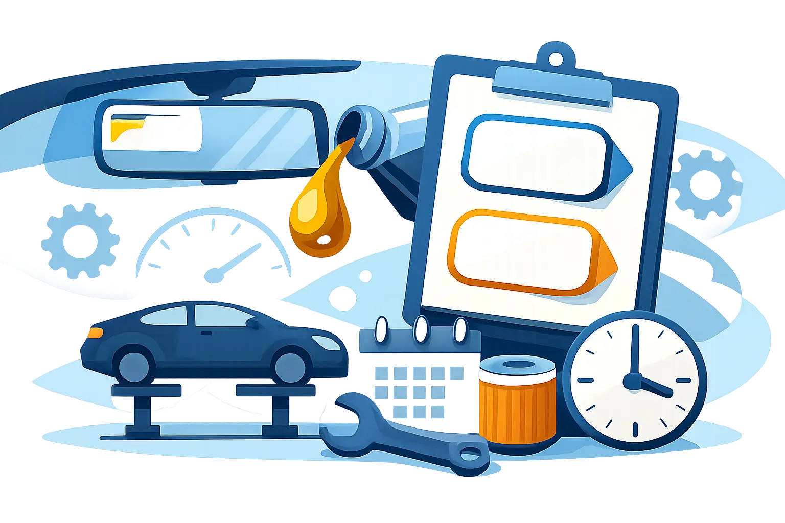 Oil Change Stickers for Shops That Work