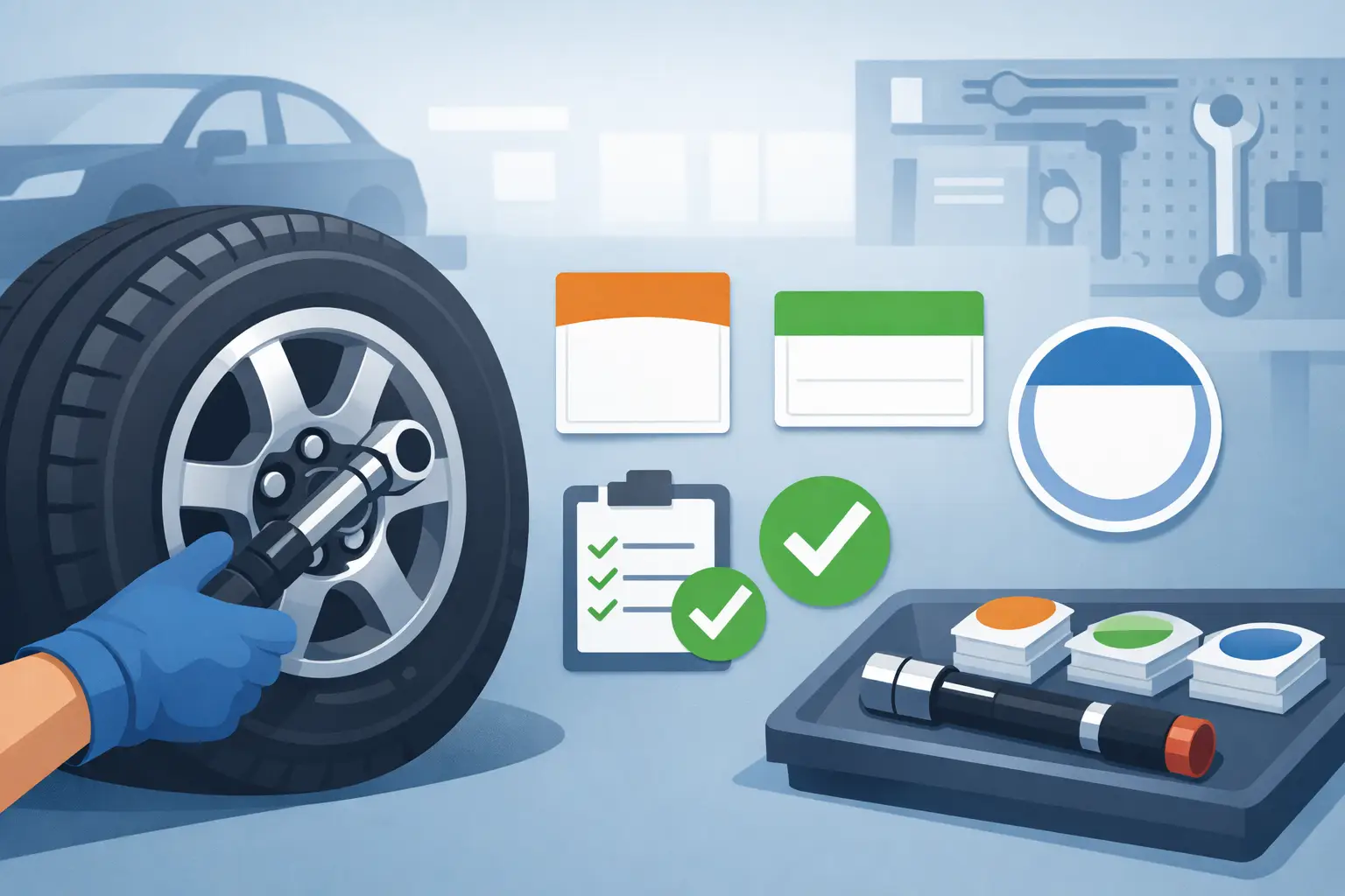 Best Tire Re Torque Labels for Shops