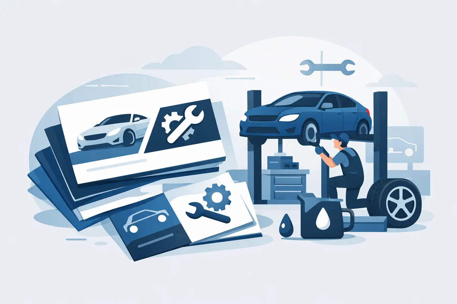 Custom Business Cards for Auto Repair Shops