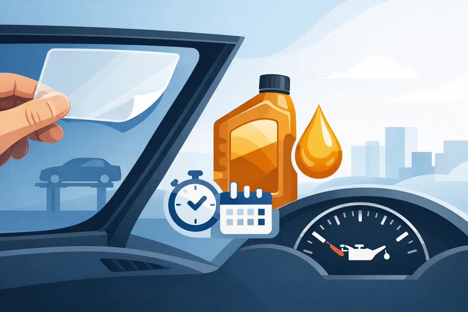 Ultra-Low Tack Oil Change Stickers Explained