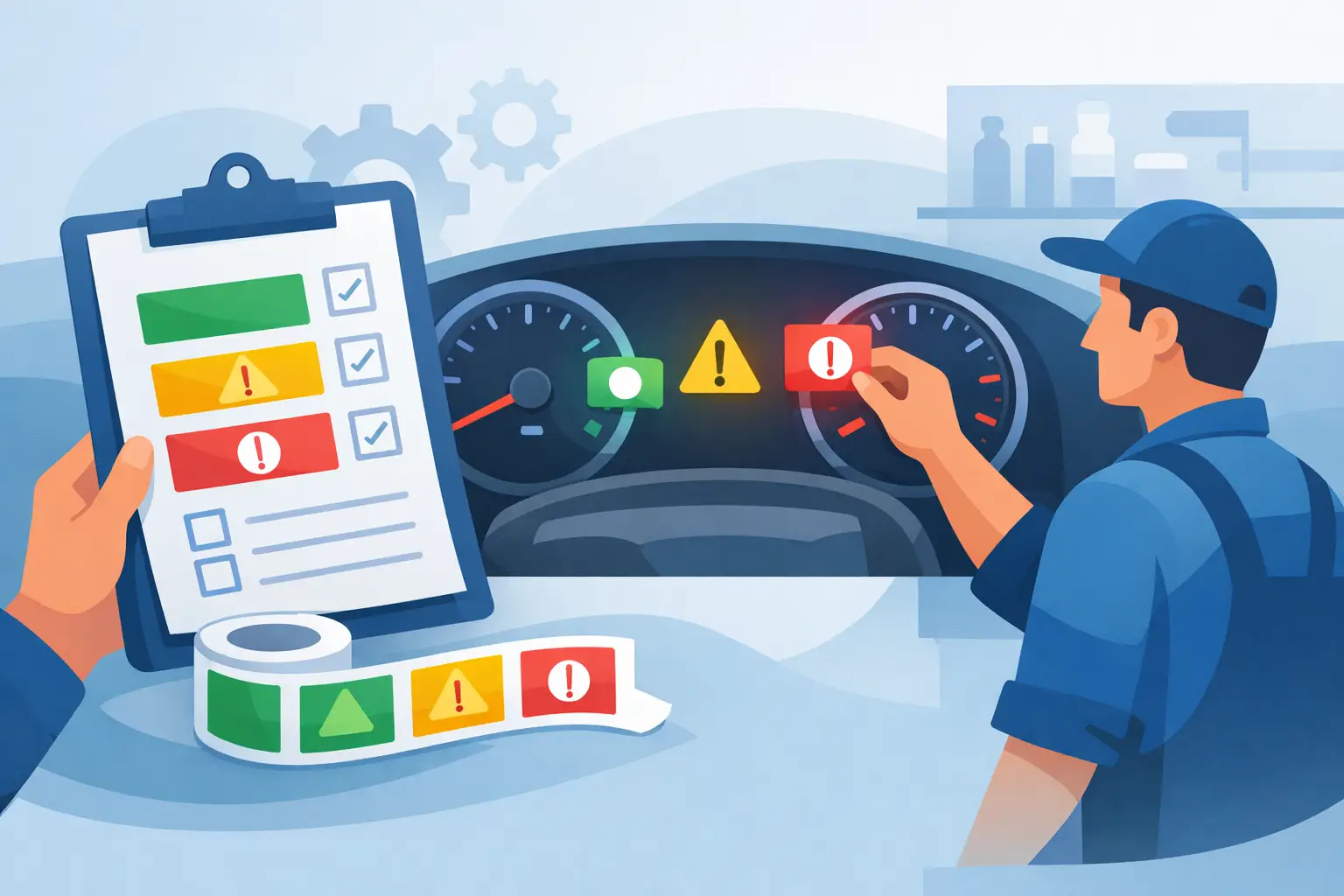 When to Use Maintenance Light Stickers