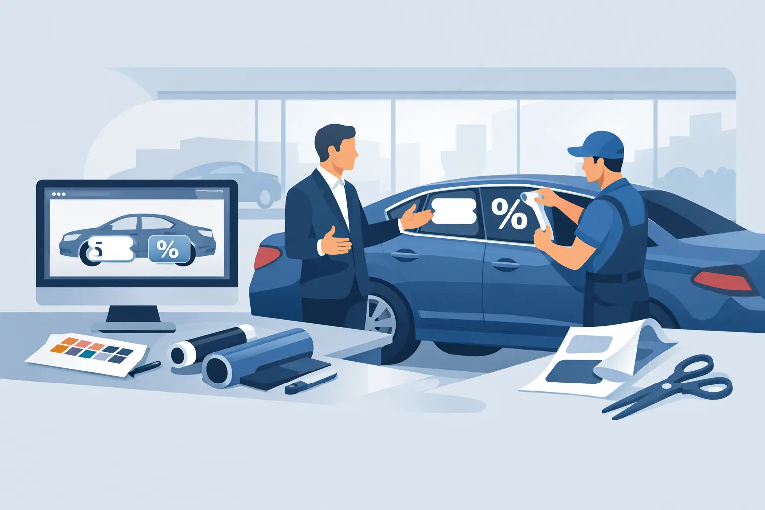 How to Customize Dealership Window Decals
