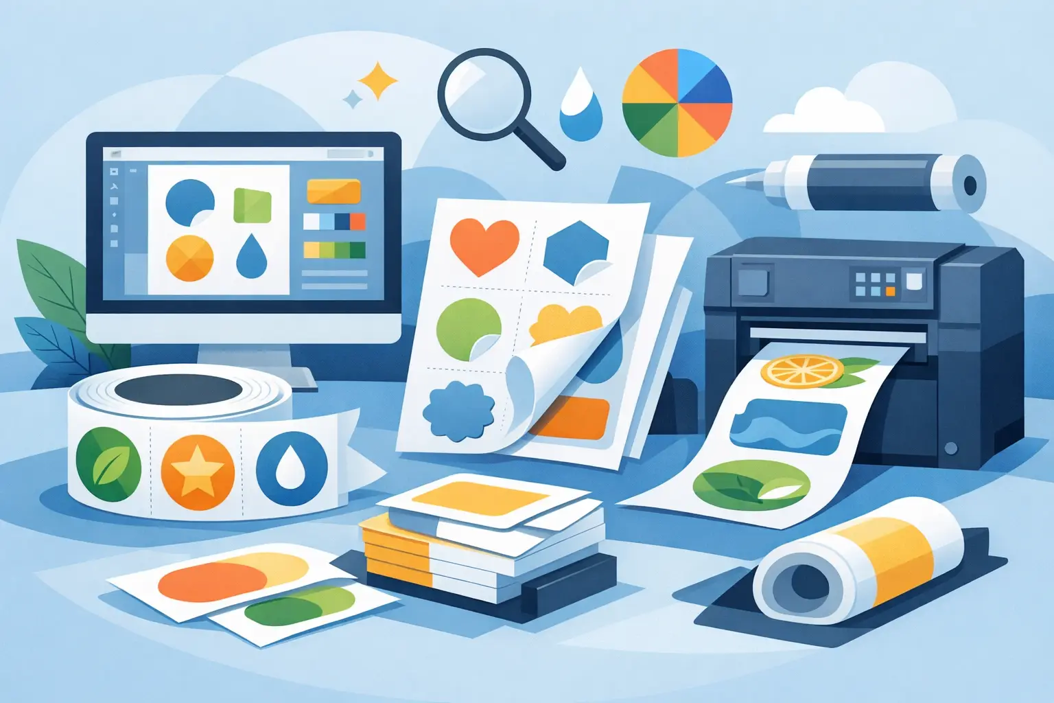 A Guide to Custom Sticker & Label Printing