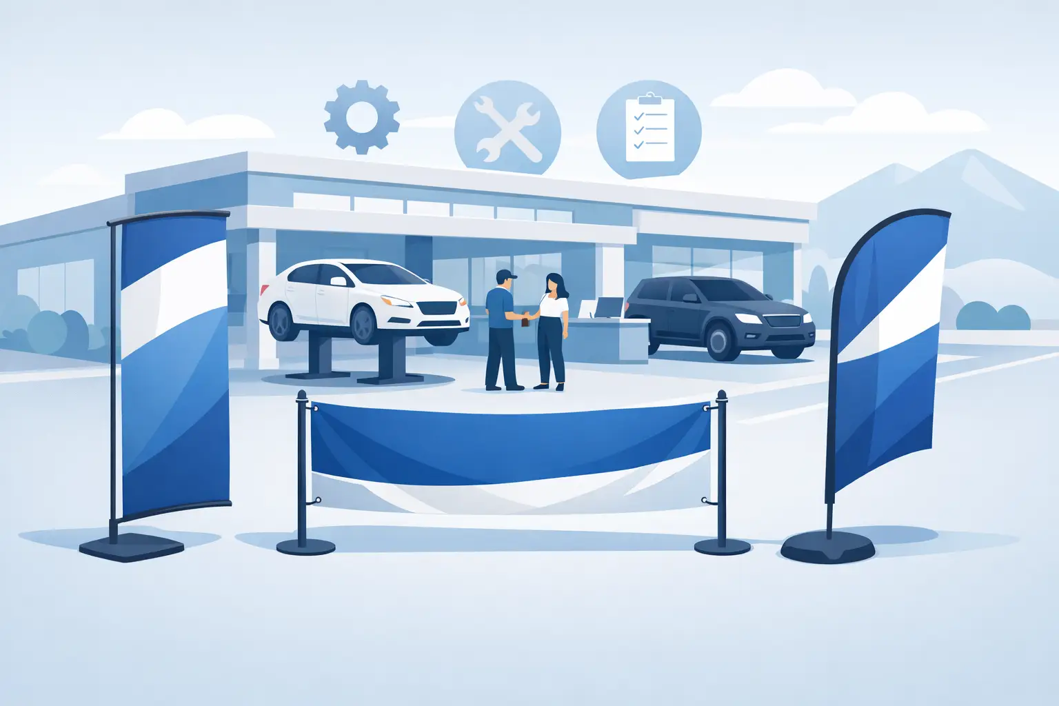 Best Banner Options for Service Centers