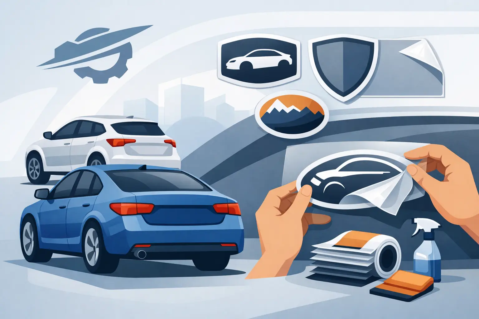 Dealership Branding Stickers, Decals, and More