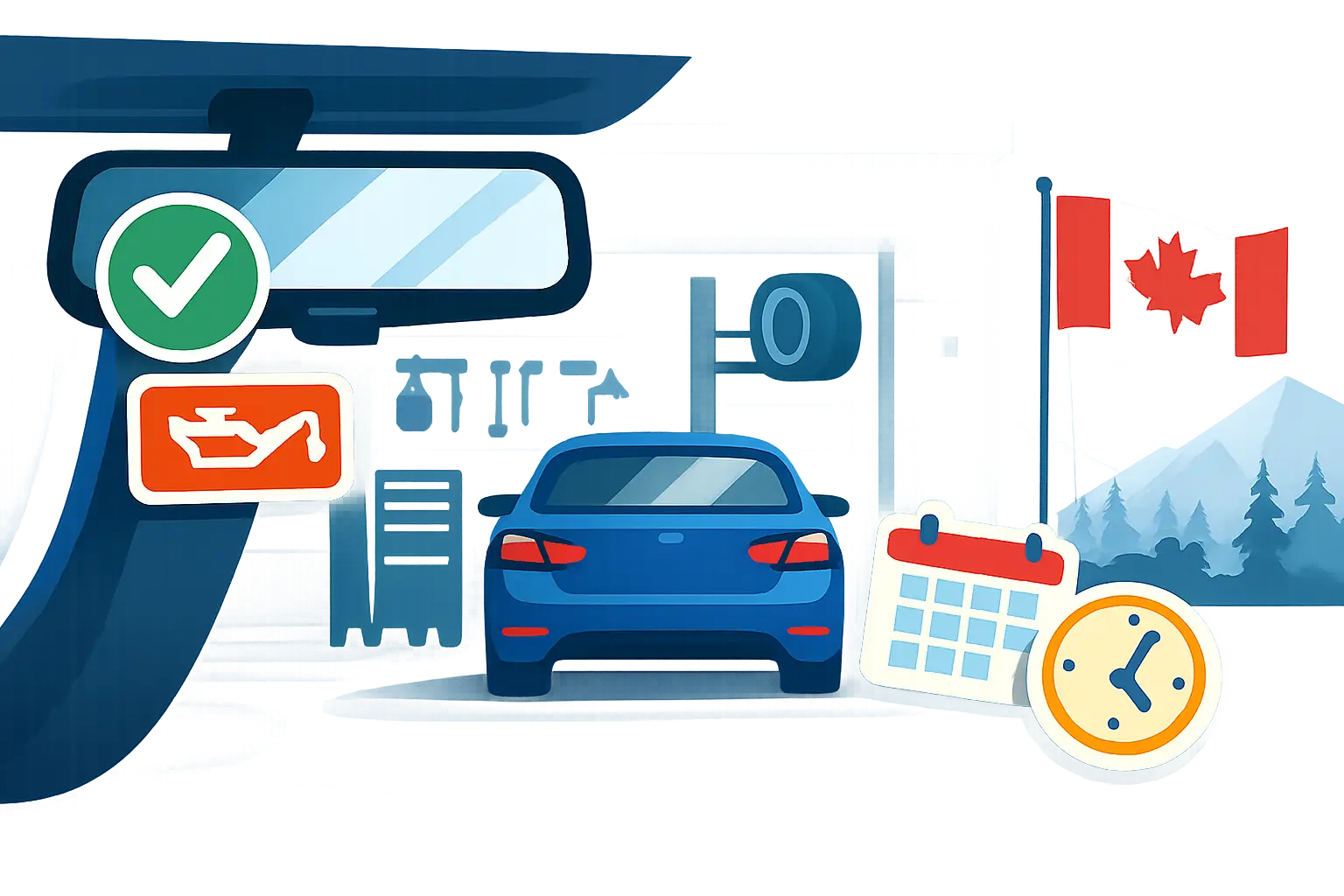 Reminder Stickers for Canadian Garages