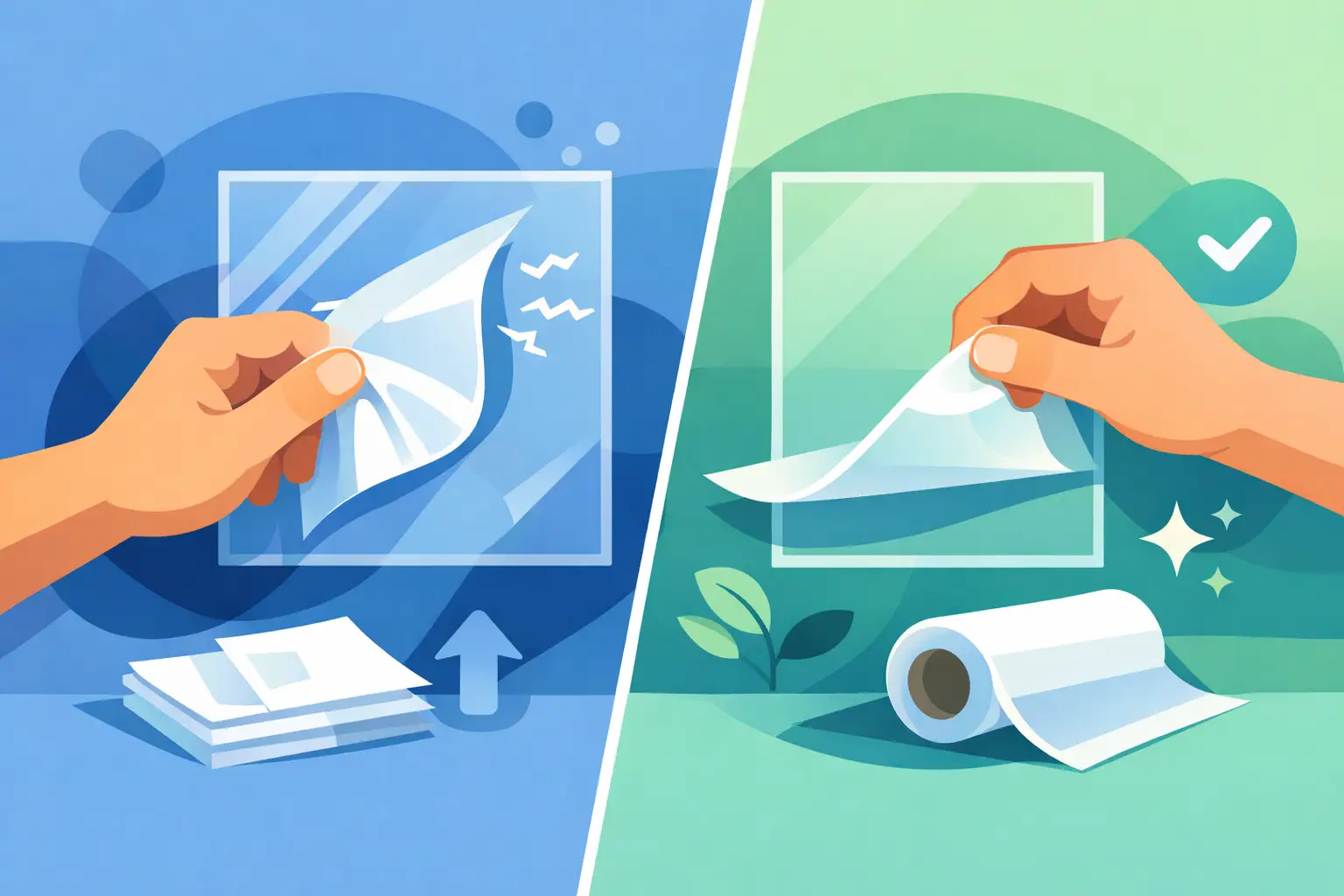Static Cling vs. Low Tack: Why Low Tack Wins