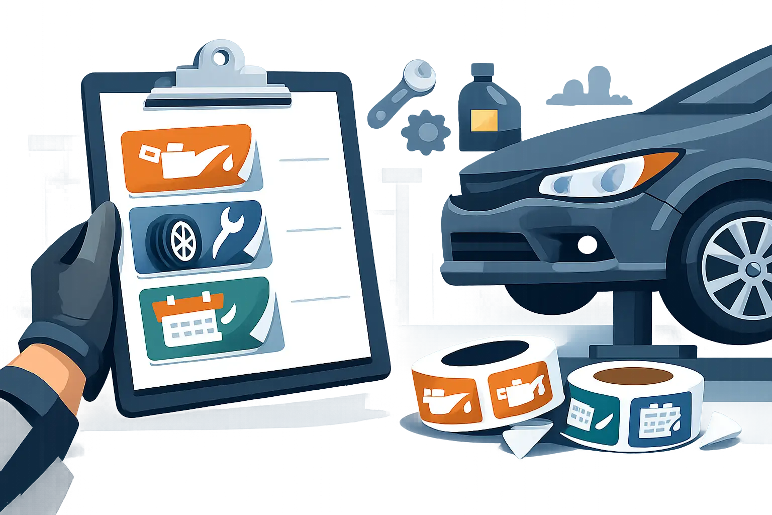 Best Reminder Stickers for Mechanics