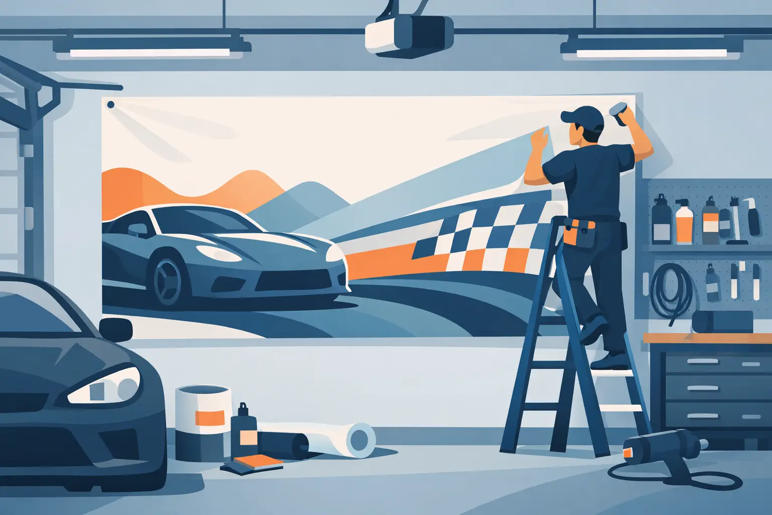 Garage Banner Printing That Works Hard
