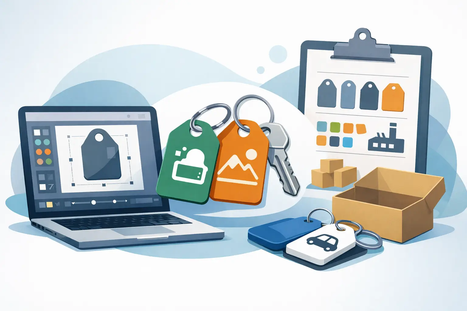 How to Order Custom Key Tags for Your Shop