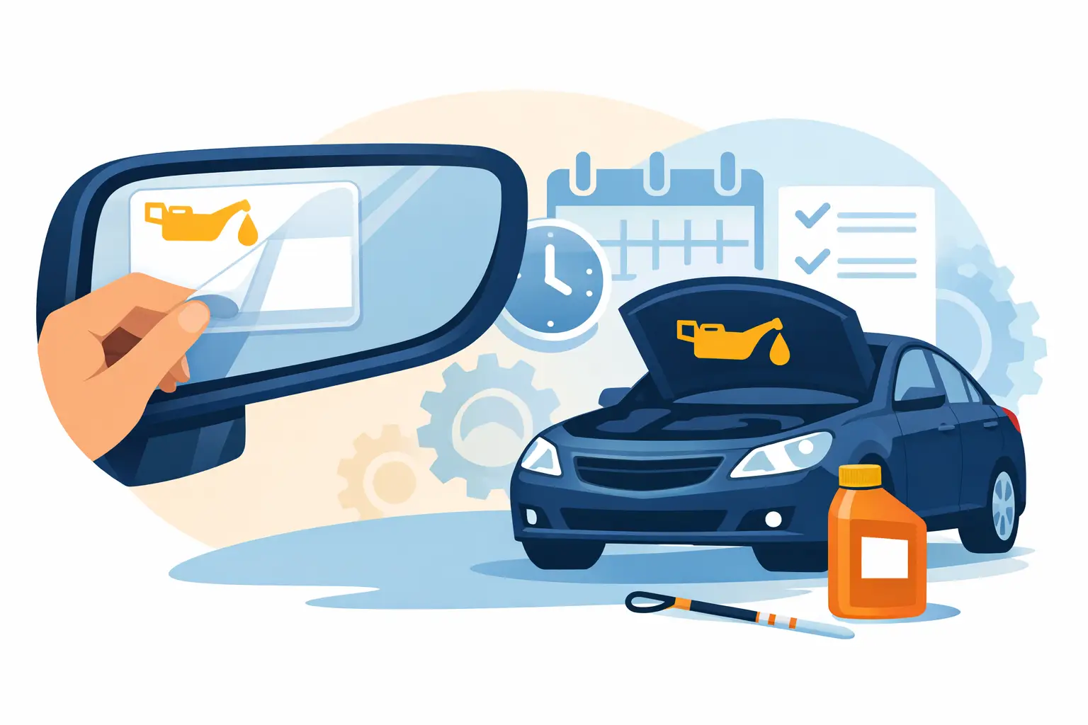 How to Use Oil Change Reminder Labels Right