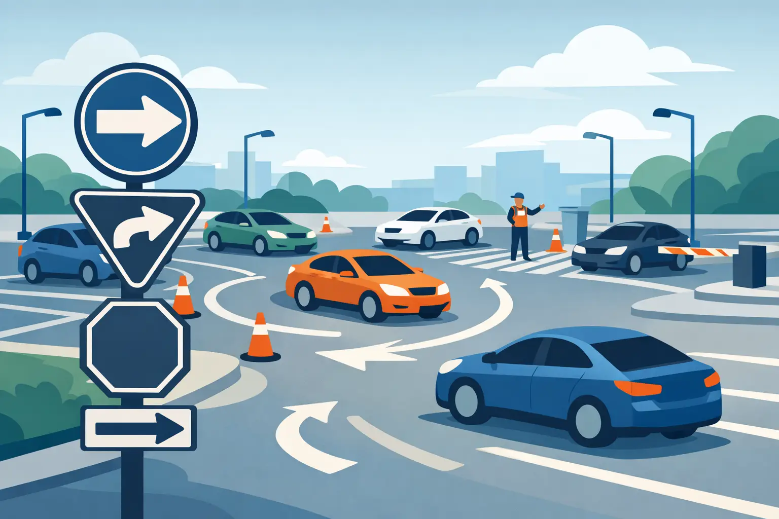 How to Use Parking Lot Signage That Keeps Traffic Moving