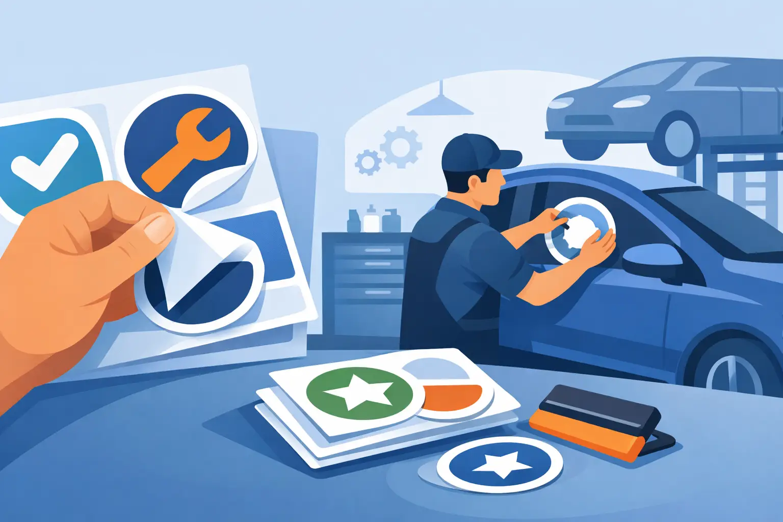 Removable Vinyl Sticker Review for Service Shops