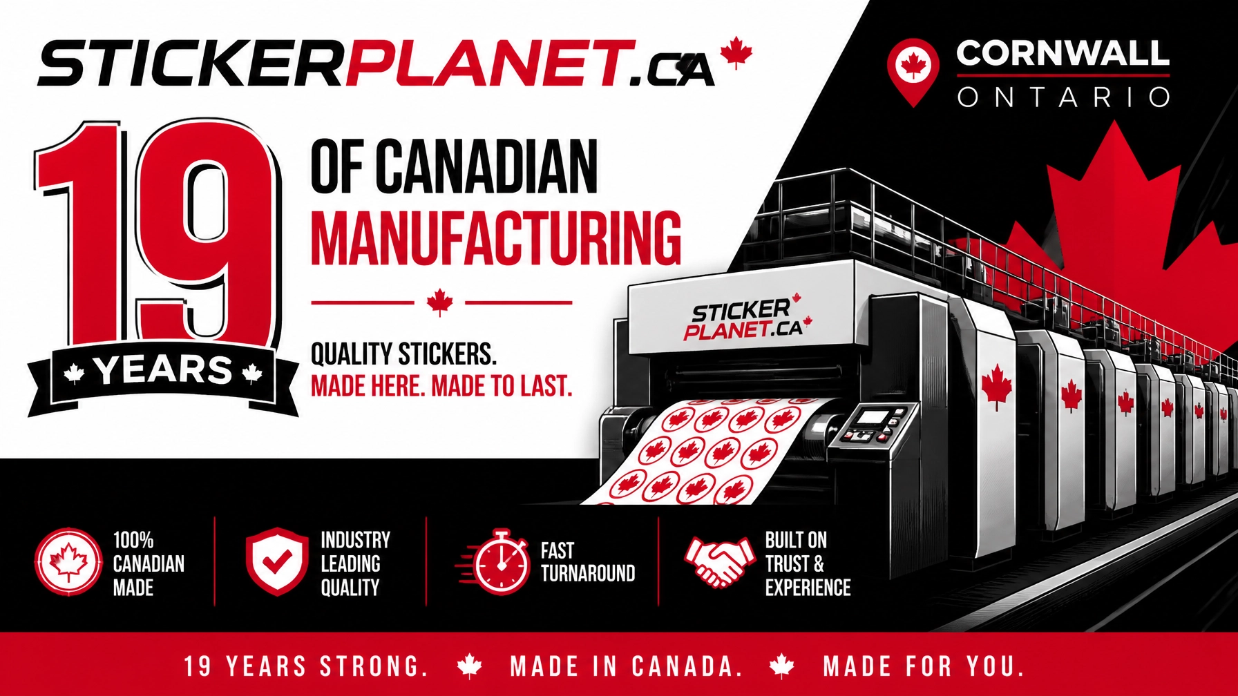 19 Years of Canadian Manufacturing: The Story Behind StickerPlanet.ca