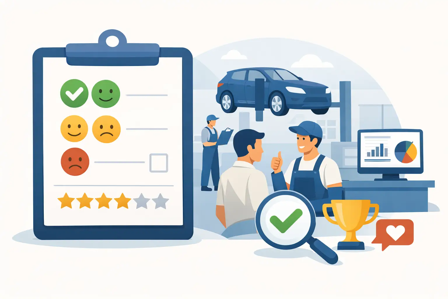 What Are CSI Service Labels for Auto Shops?