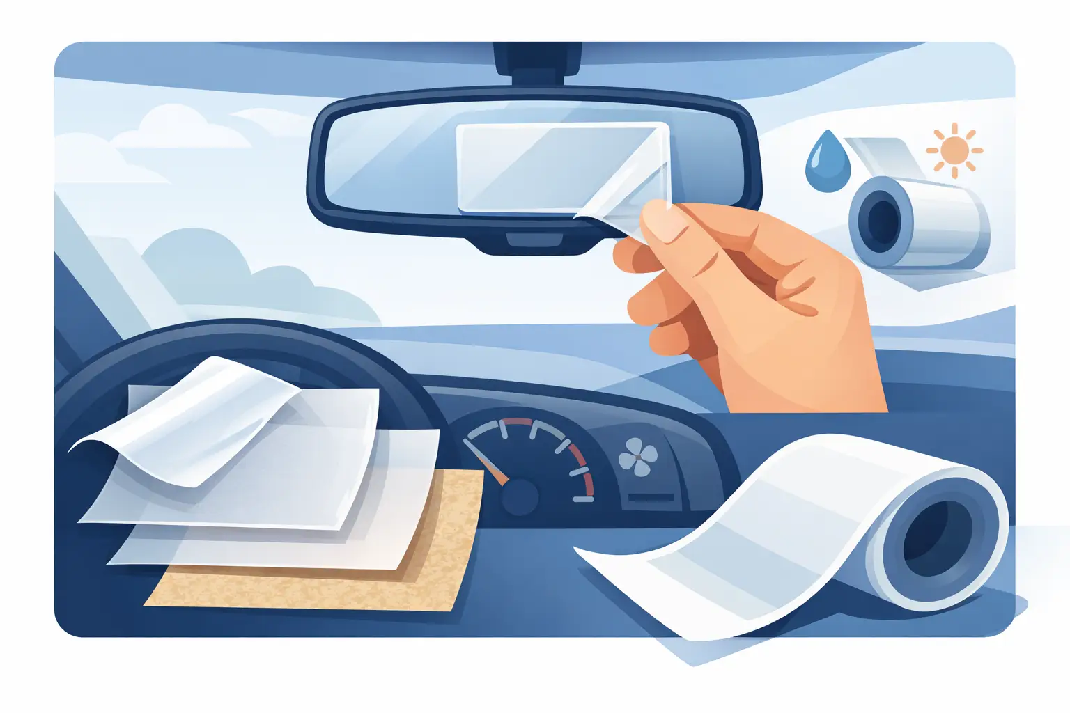 Automotive Reminder Sticker Material Guide